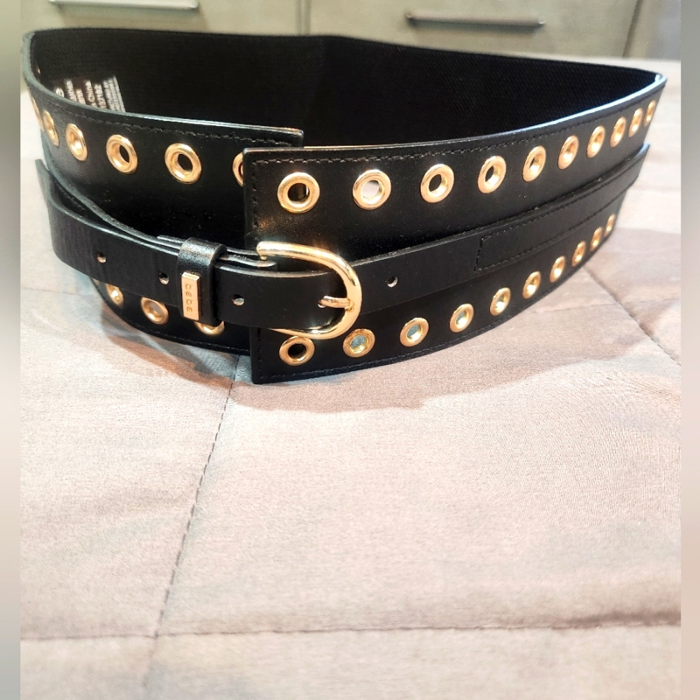 Belt black and silver beautiful piece